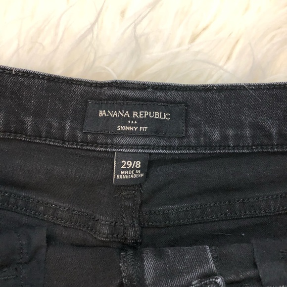 Banana Republic Distressed Black Jeans - Picture 5 of 6